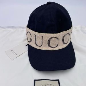 Unisex gucci authentic baseball hat size large expandable made in Italy